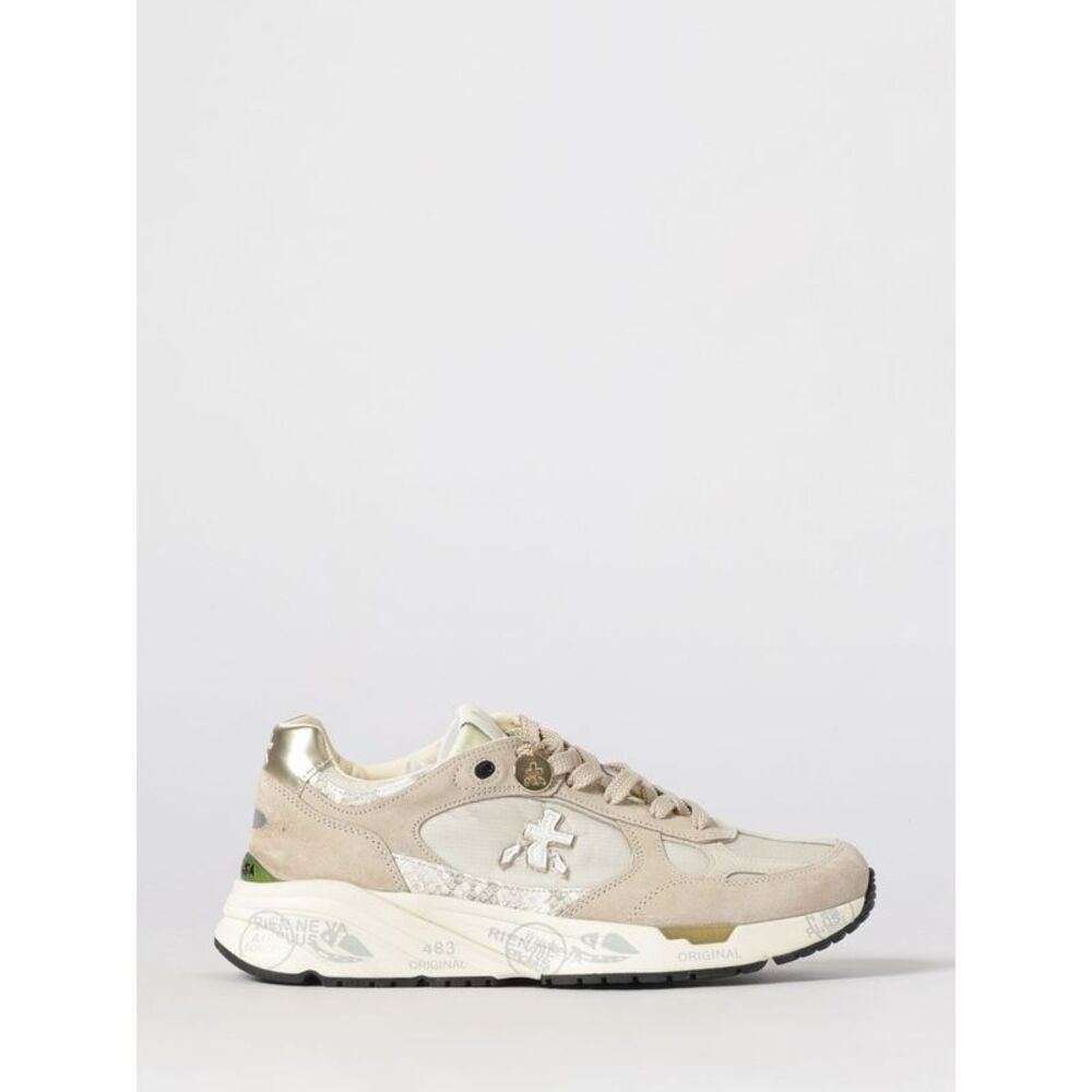 Premiata Women Premiata Mased Suede And Nylon Sneakers